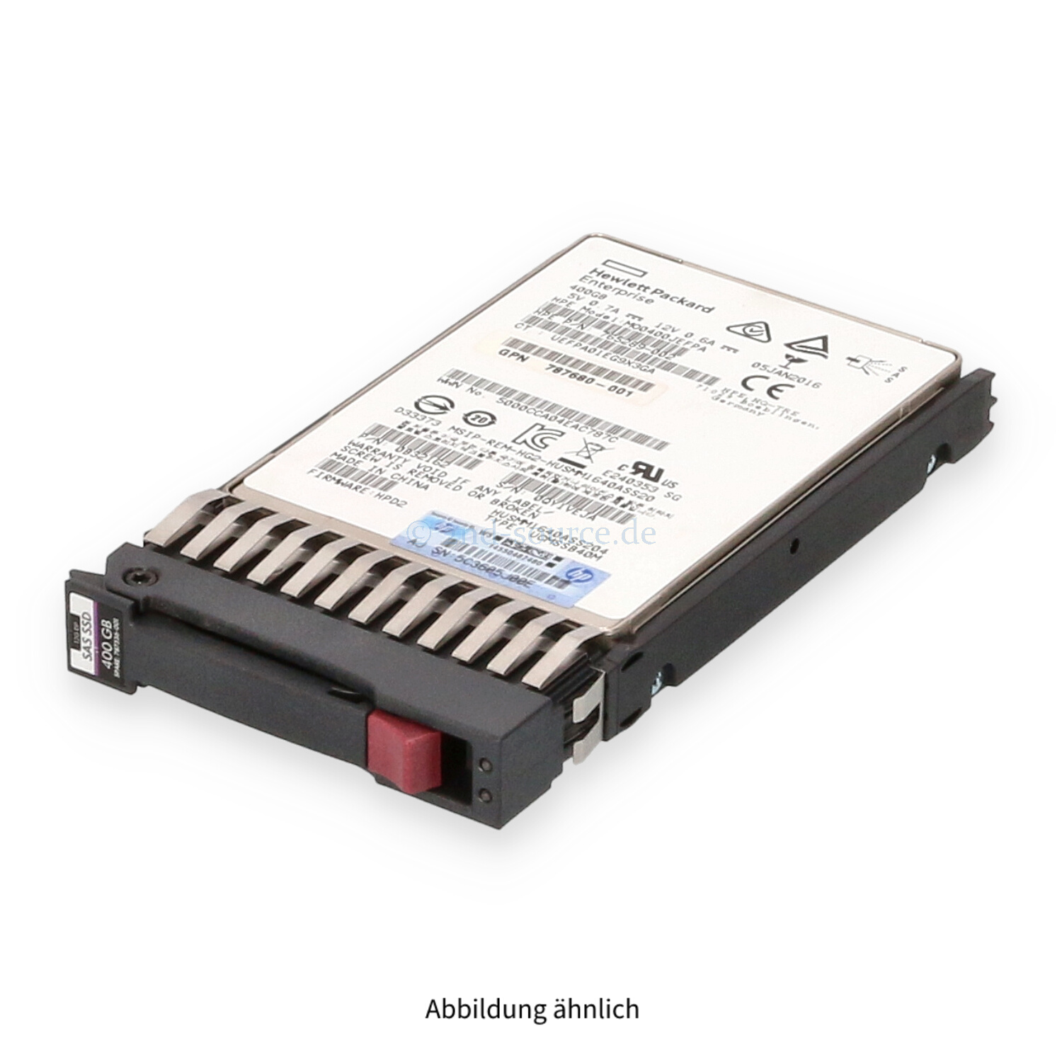 HPE MSA 400GB SAS 12G SFF DP HotPlug SSD P2000 MSA2040 J9F37A 787336-001