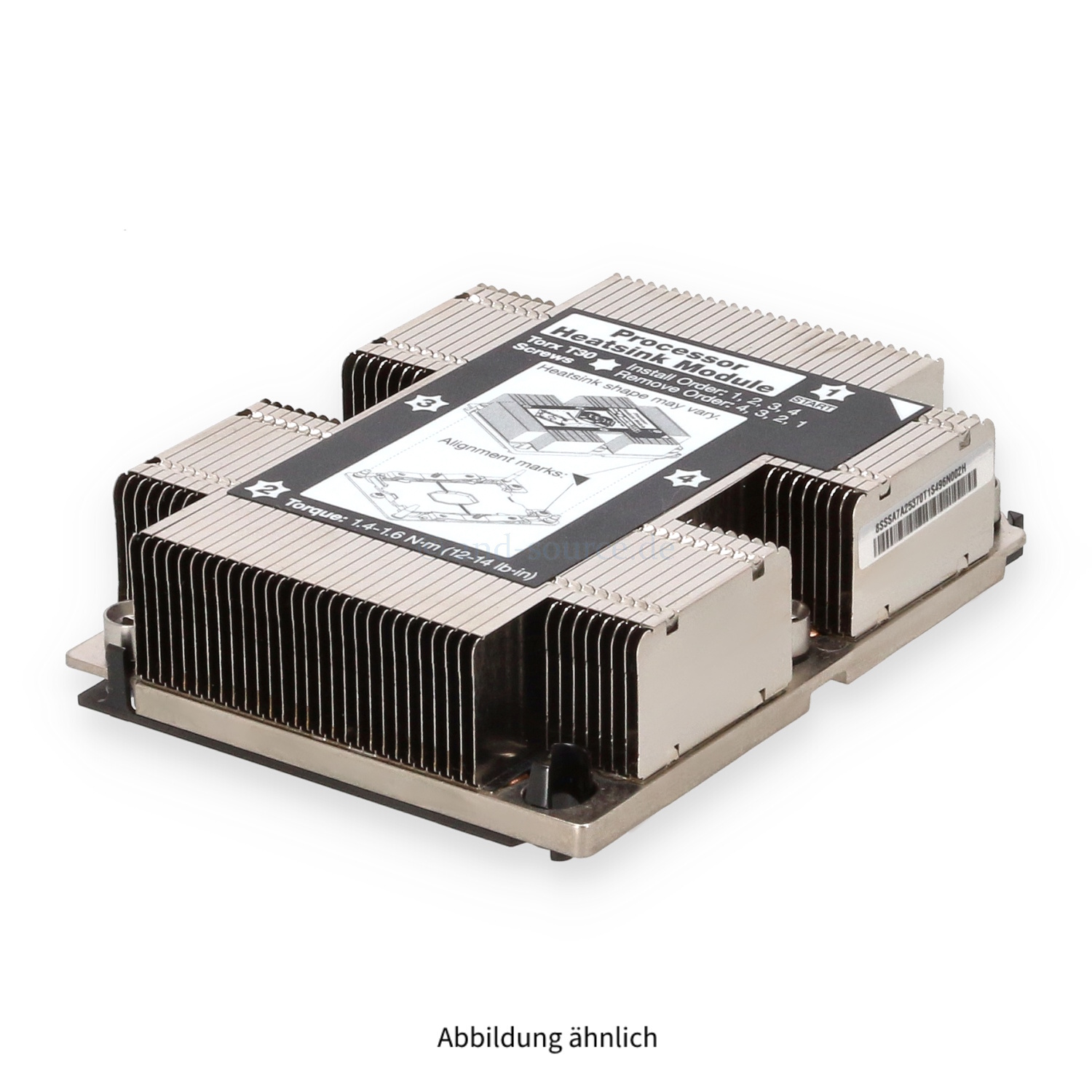 Lenovo 1U 125W - 165W High Performance Heatsink 01KP650 SH47A11842