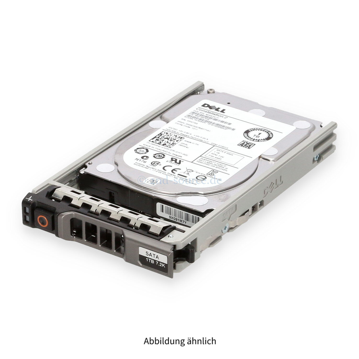 Dell 1TB 7.2k SATA 6G SFF HotPlug HDD 9KW4J 09KW4J