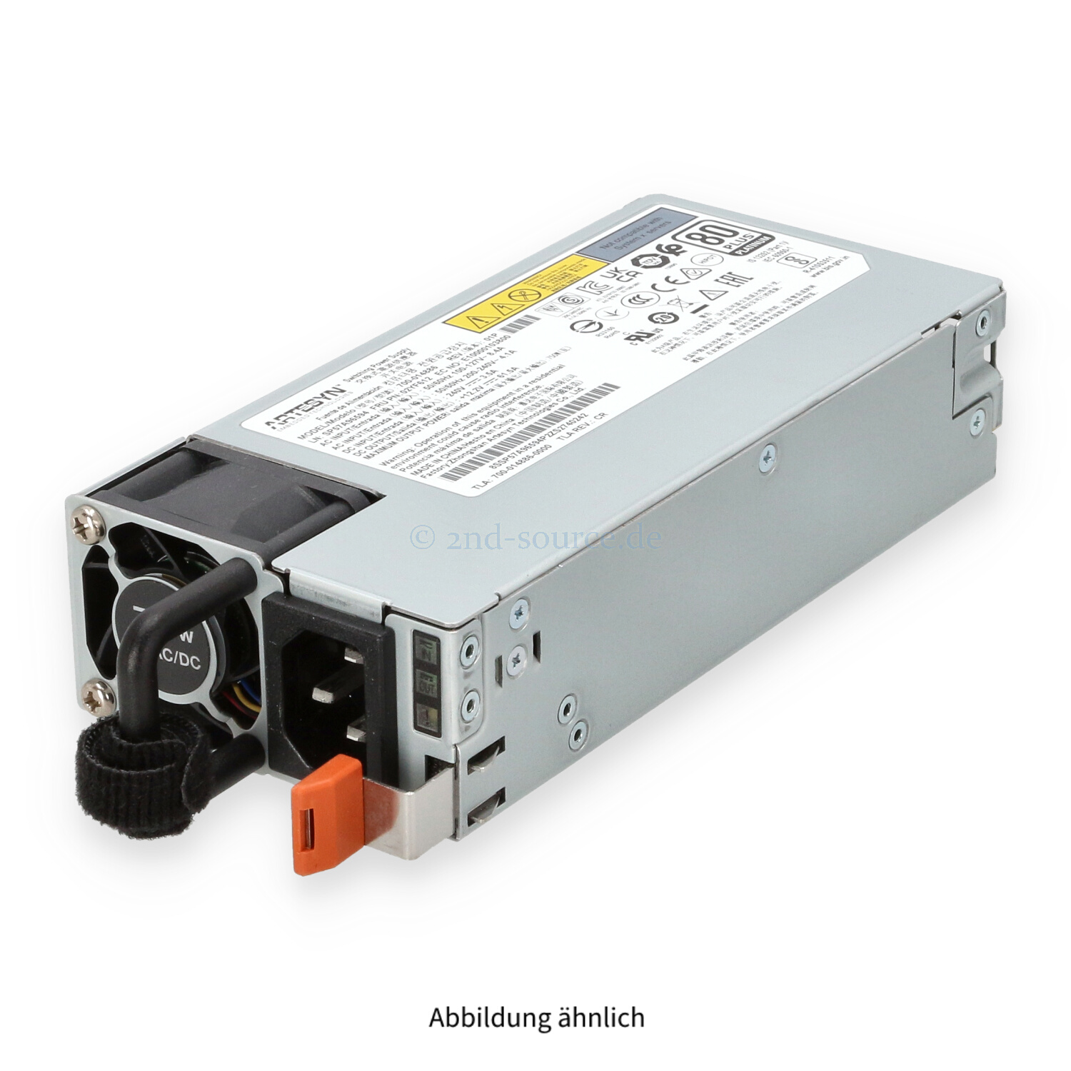 Lenovo 750W HotPlug Power Supply SR630 V2 SR650 V2 02YF612