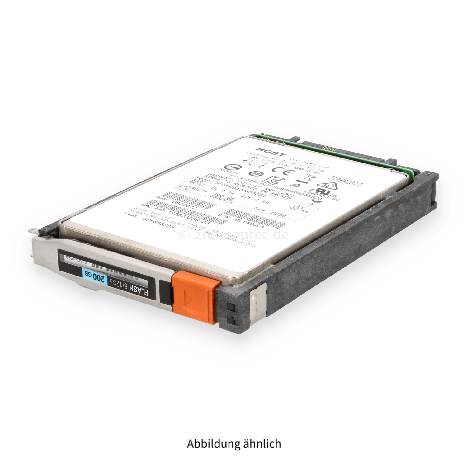 EMC 200GB SAS 12G SFF HotPlug SDD 005051589 118033289-03 0B32072