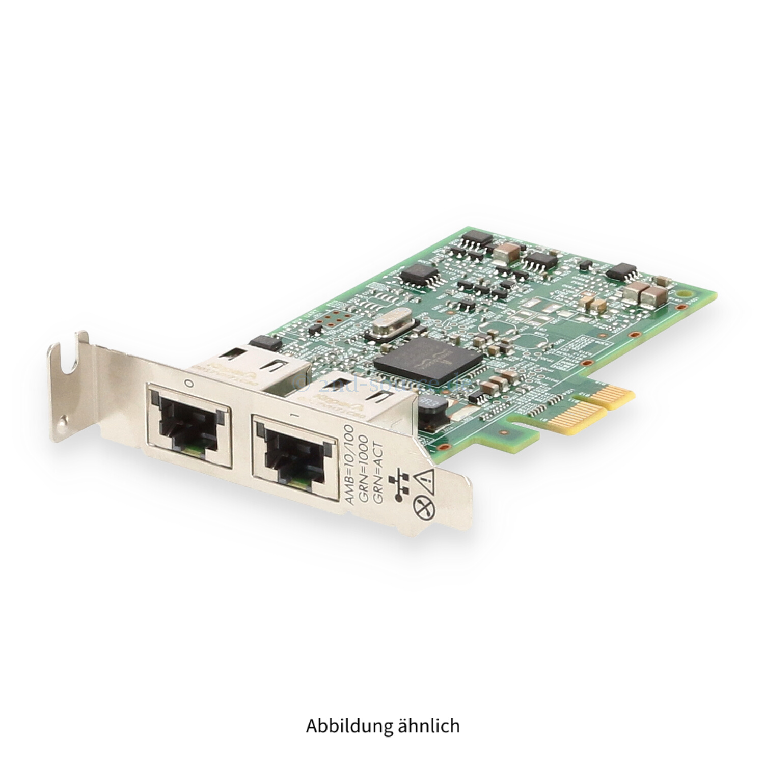 HPE 332T 2x RJ-45 1GbE PCIe Server Ethernet Adapter Low Profile 615732-B21 616012-001