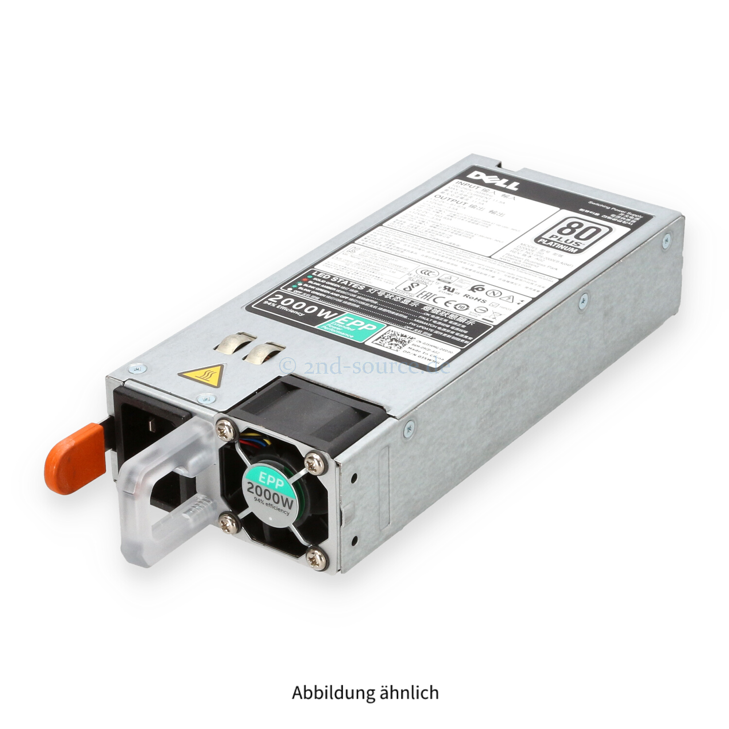 Dell 2000W HotPlug Power Supply R740 R840 R940 J5WMG 0J5WMG