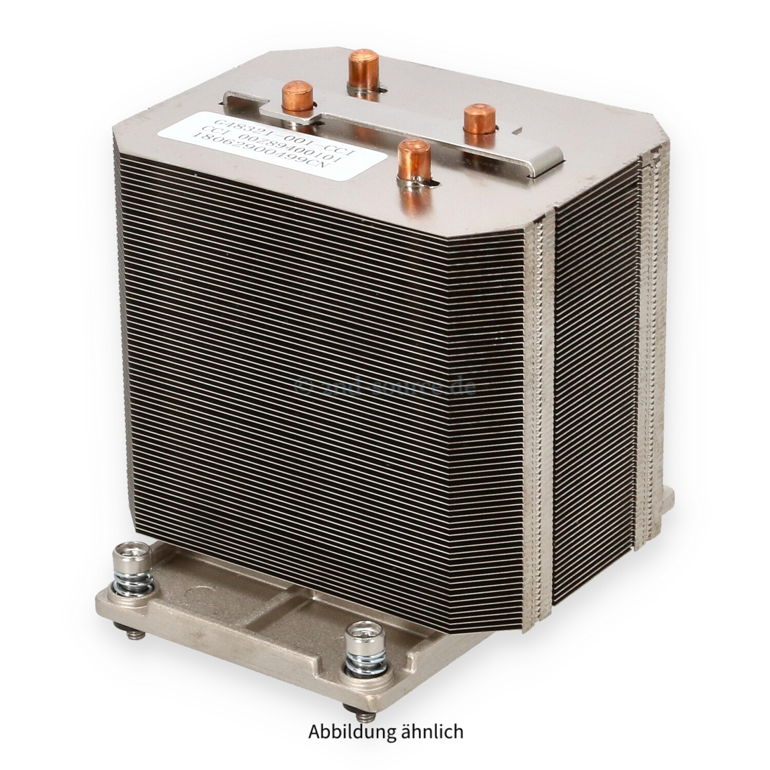 Intel 4U Passive Heatsink Bullion S G48321-001 00Z89400101