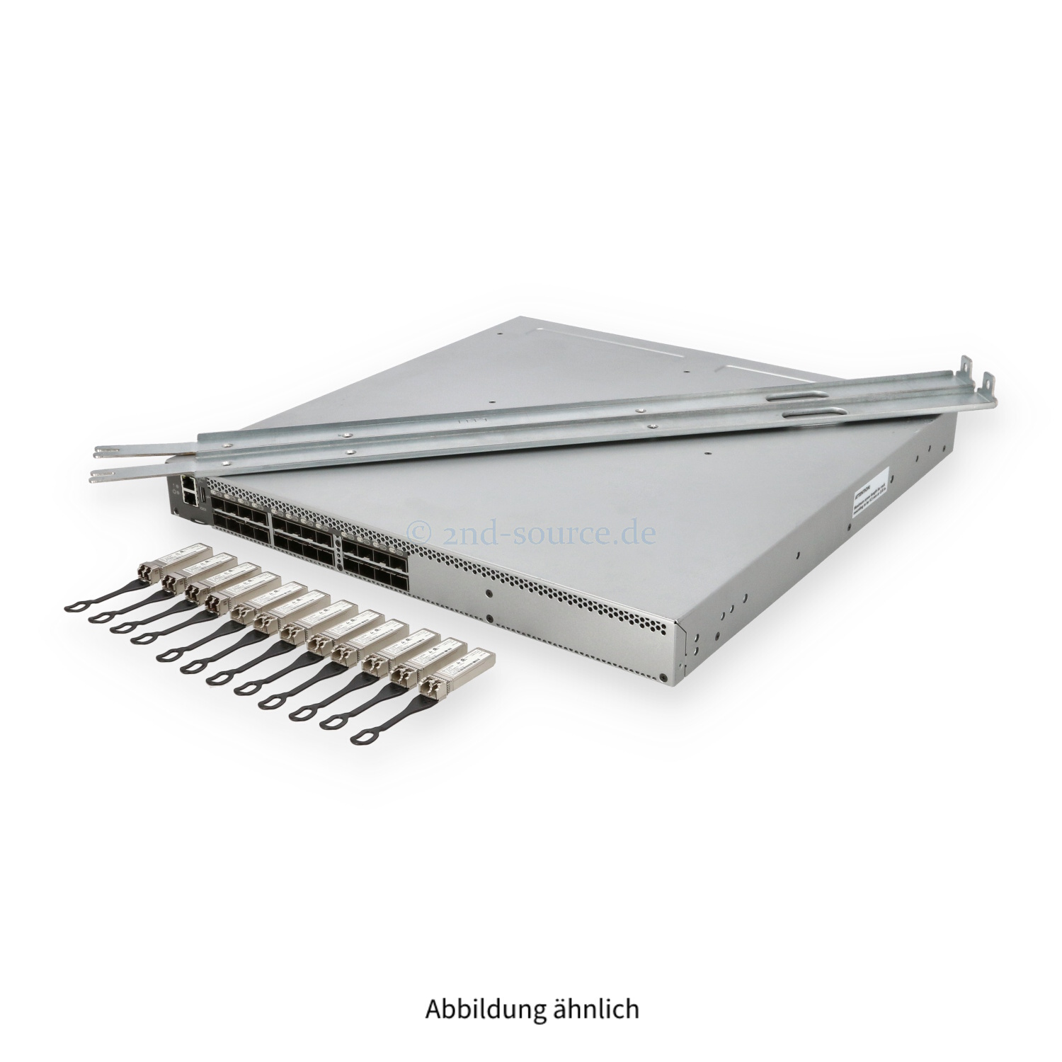 HPE SN3000B 24x SFP+ 16GB Fibre Channel SAN Switch 12 Ports Active 2x 150W QW937B 684428-001 492295-002 inkl. 12x 16G GBIC 57-0000088-01