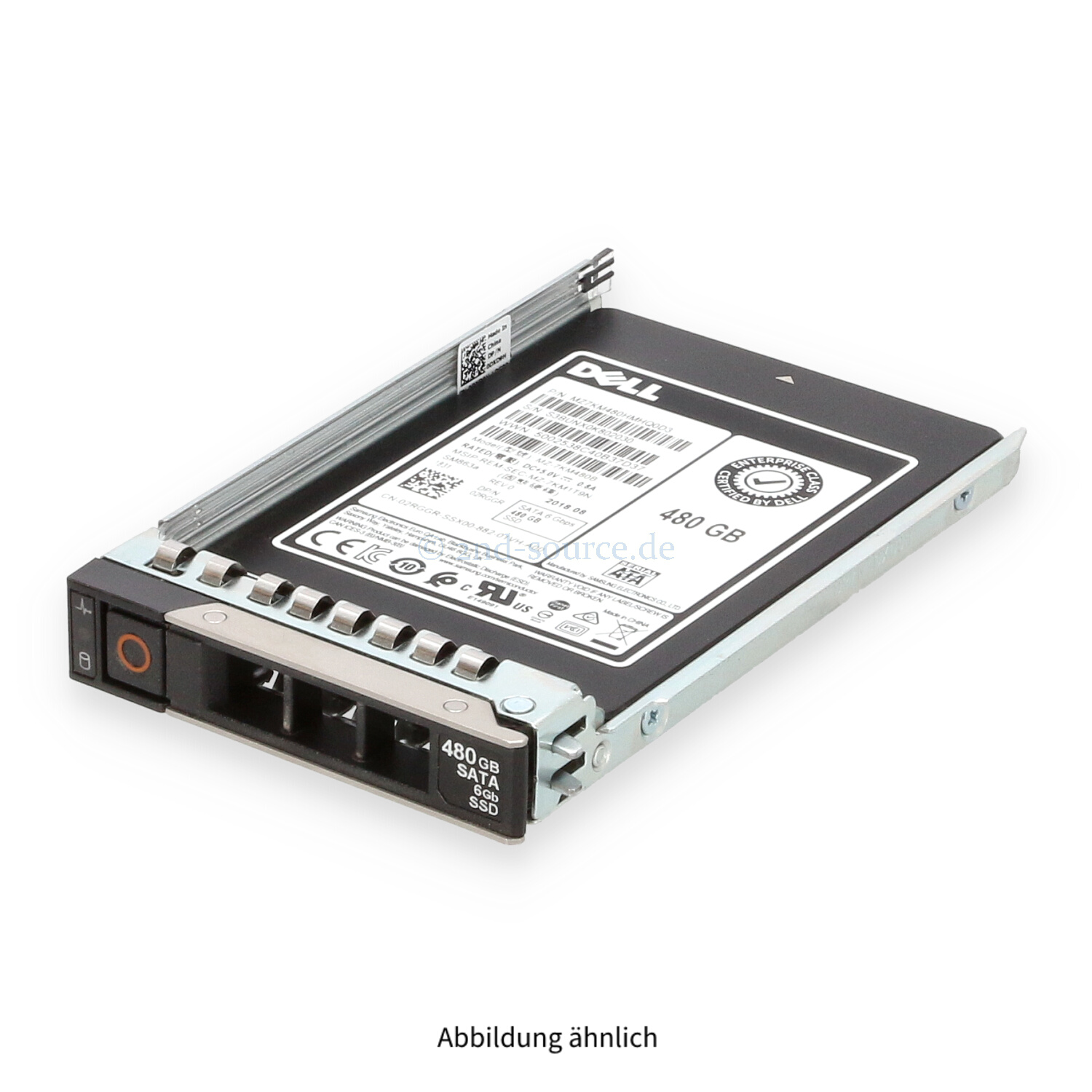 Dell 480GB SATA 6G SFF Mixed Use HotPlug SSD 2RGGR 02RGGR