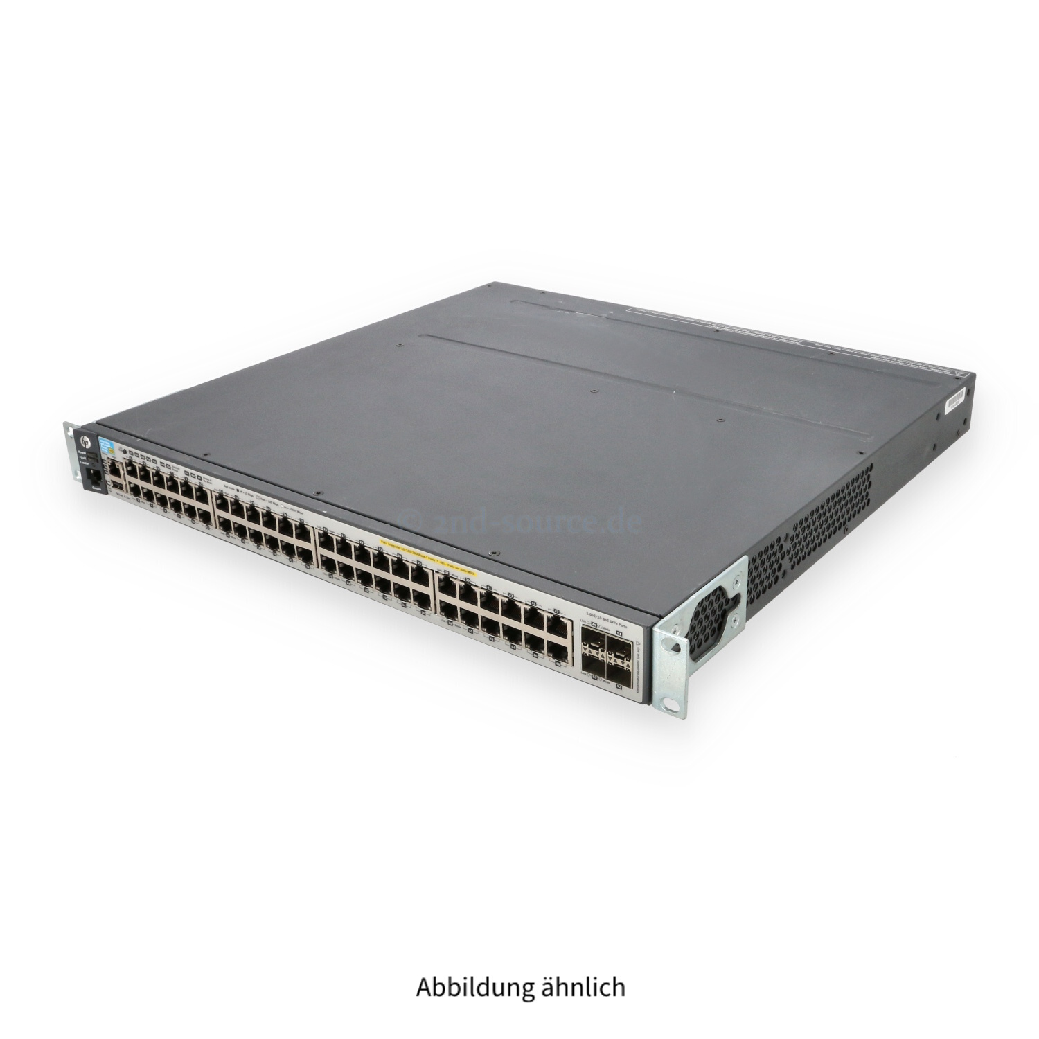 HPE ProCurve E3800-48G-PoE+-4SFP+ 48x RJ-45 1GbE PoE+ 4x SFP+ 10GbE 4x Stacking 2x 1000W Switch J9574A J9577A J9580A