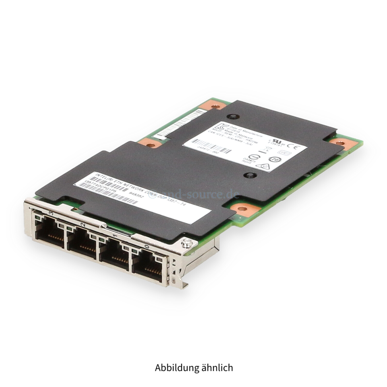 Intel I357-T4 4x RJ-45 1GbE Network Daughter Card I357T4OCPG1P5