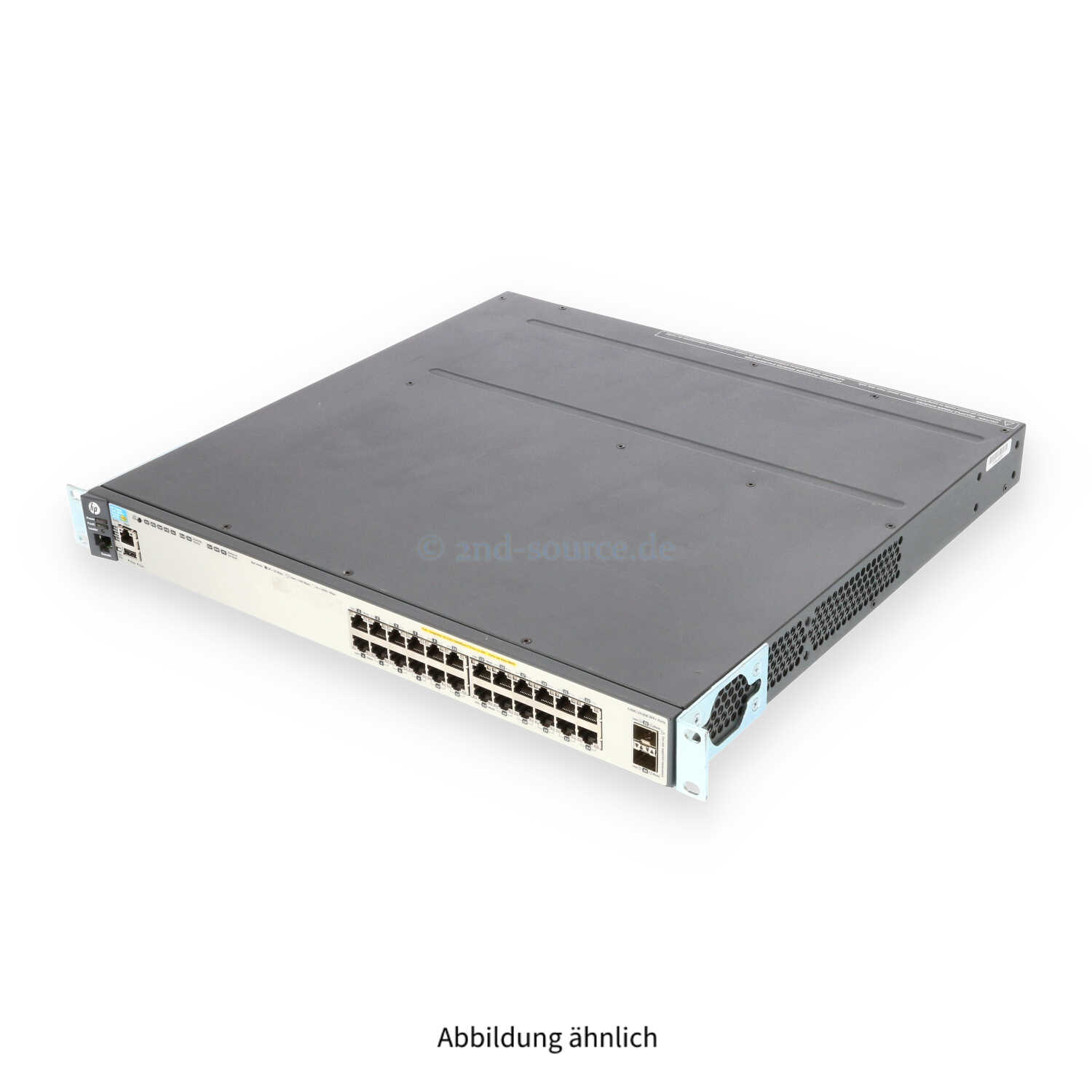 HPE ProCurve E3800-24G-PoE+-2SFP+ 24x RJ-45 1GbE PoE+ 2x SFP+ 10GbE 2x 1000W Switch J9573A