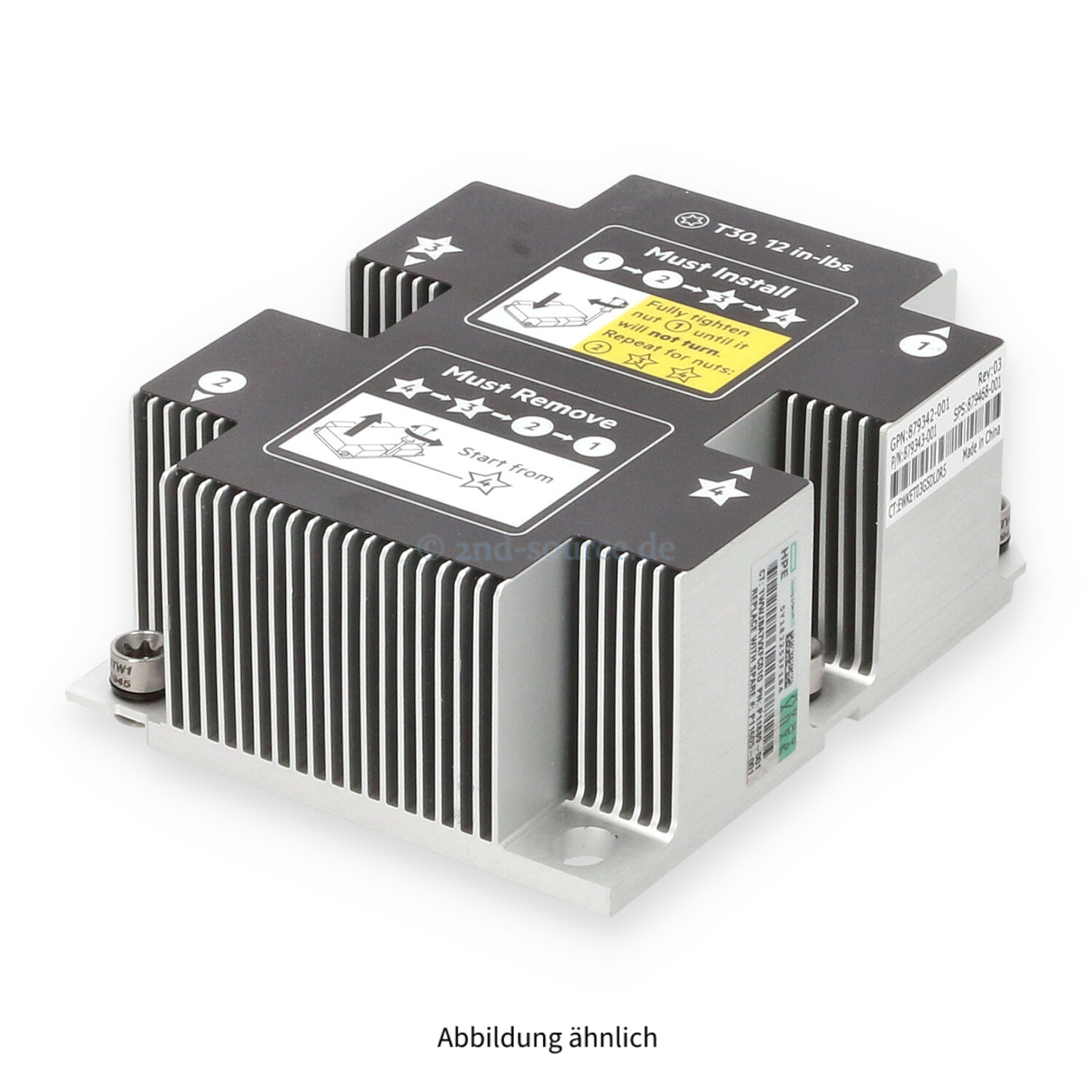 HPE Heatsink ML350 G10 879468-001 879342-001 879343-001