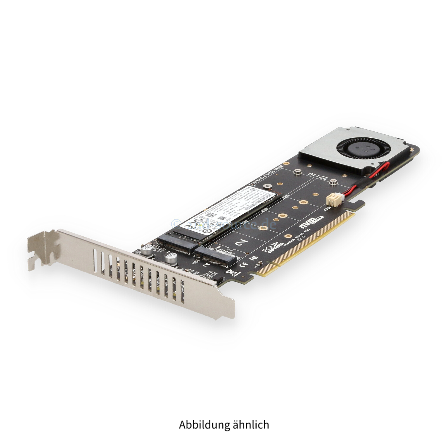 4-Bay NVMe M.2 1x 512GB SSD PCIe Adapter High Profile PH44PLUS 5SS0V26442