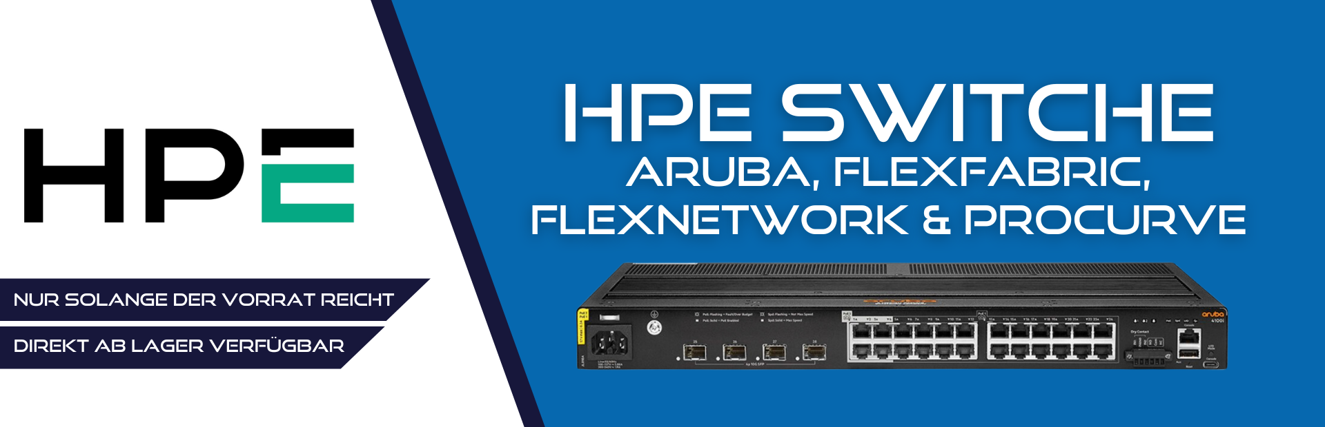 2nd Source - HPE Switche