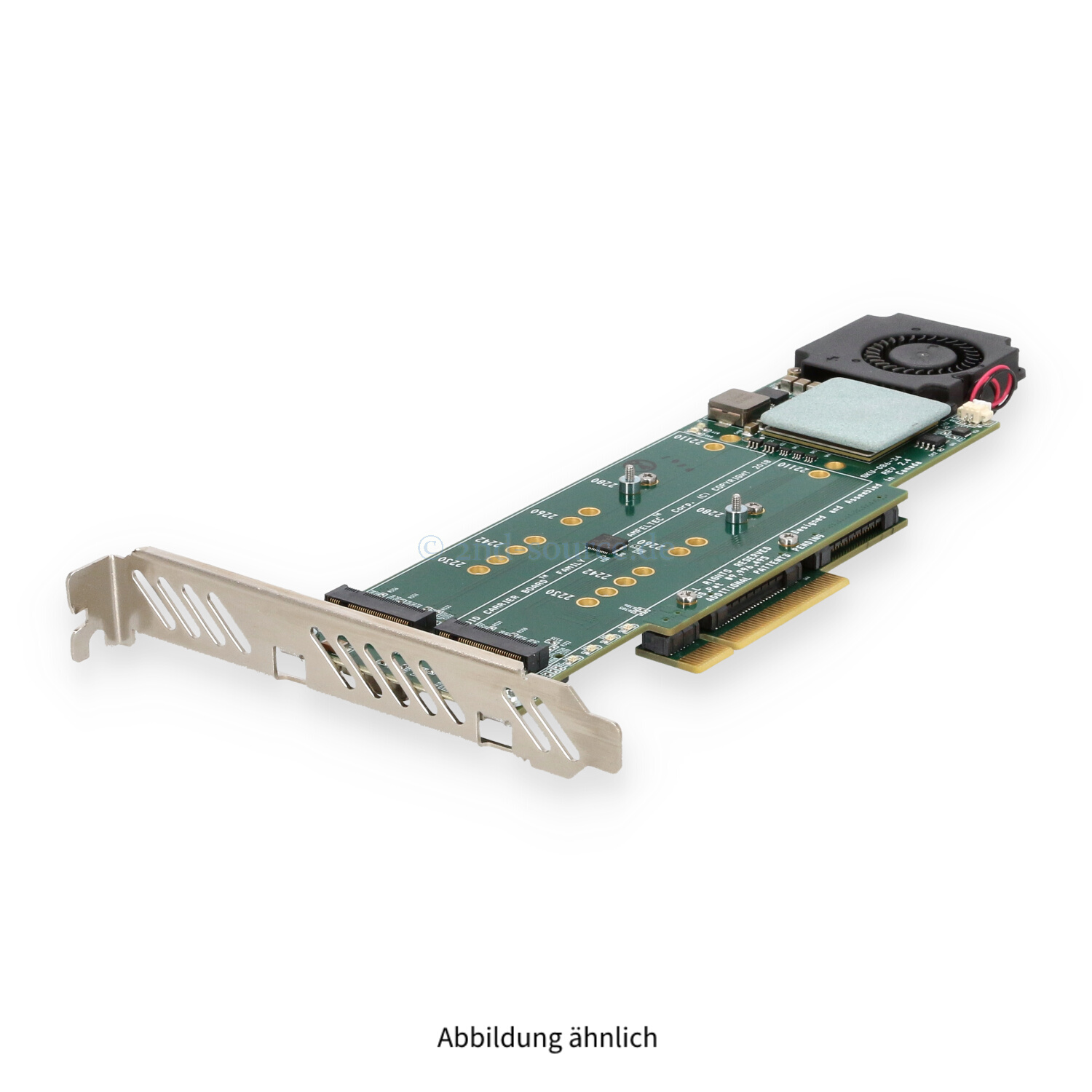 Squid 4-Bay M.2 SSD PCIe Carrier Board High Profile SKU-086-34