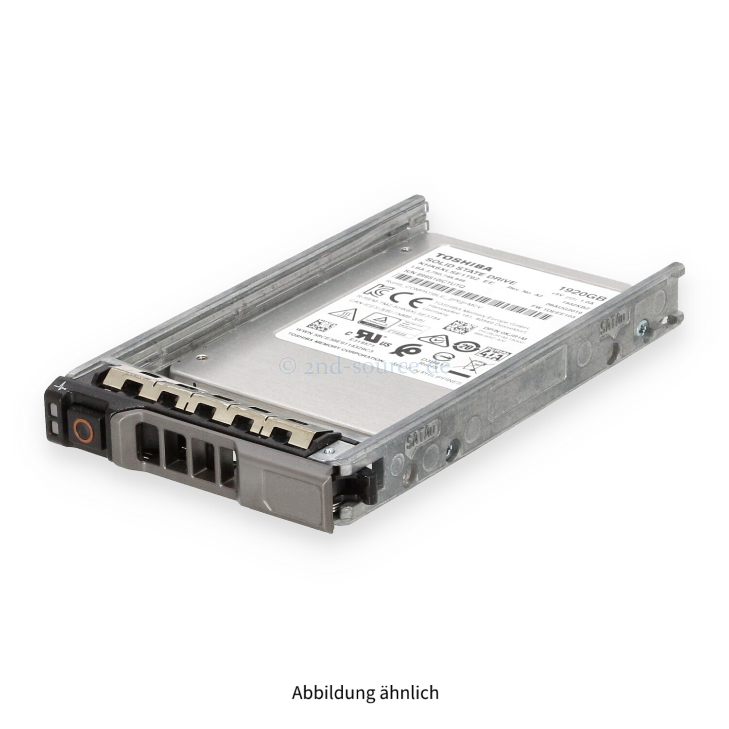 Dell 1.92TB SATA 6G SFF Read Intensive HotPlug SSD KJR1M 0KJR1M