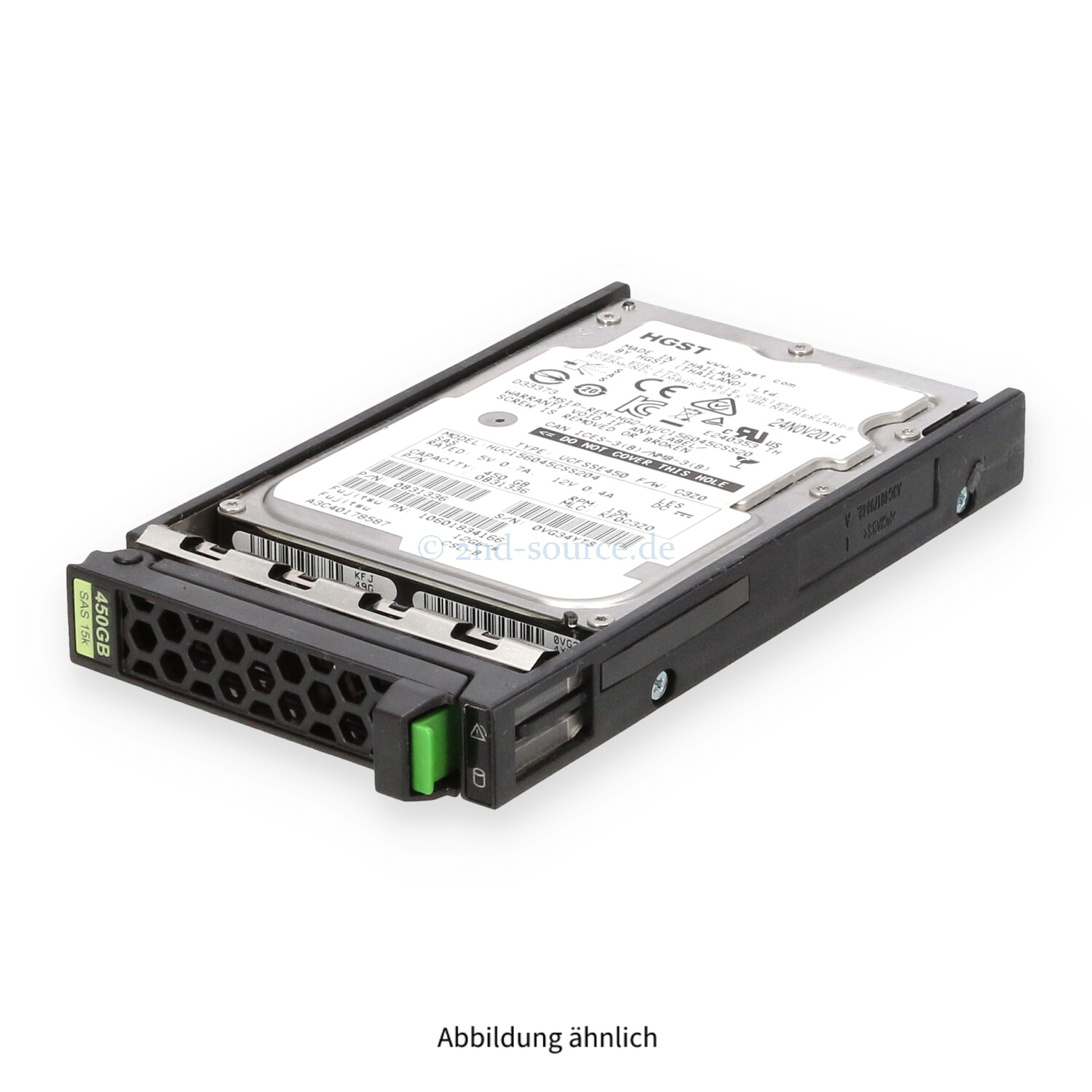 Fujitsu 450GB 15k SAS 12G SFF HotPlug HDD A3C40178587 10601834166
