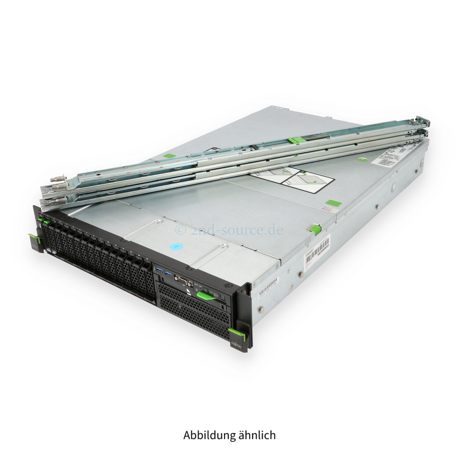 Fujitsu Primergy RX4770 M4 16x SFF 4x Heatsink CP400i 2x 1TB 7.2k SATA 6G I357-T4 2x 1600W Rackkit CTO Server