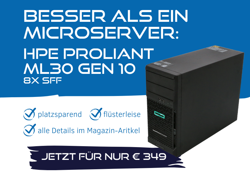 2nd Source - HPE ProLiant ML30Gen10