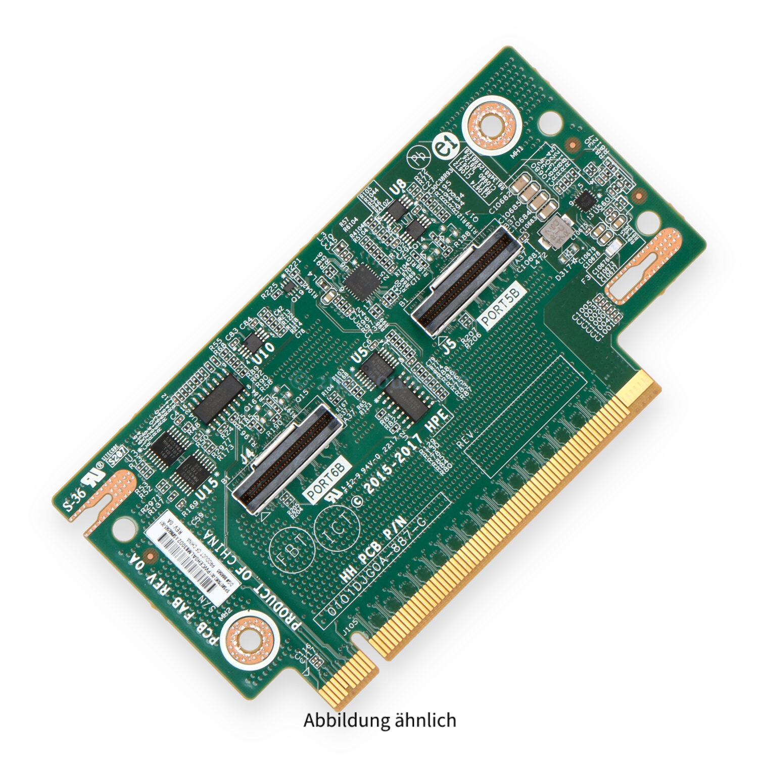 HPE 2-port Slim SAS Riser Board DL380 DL385 DL560 G10 867808-B21 875062-001