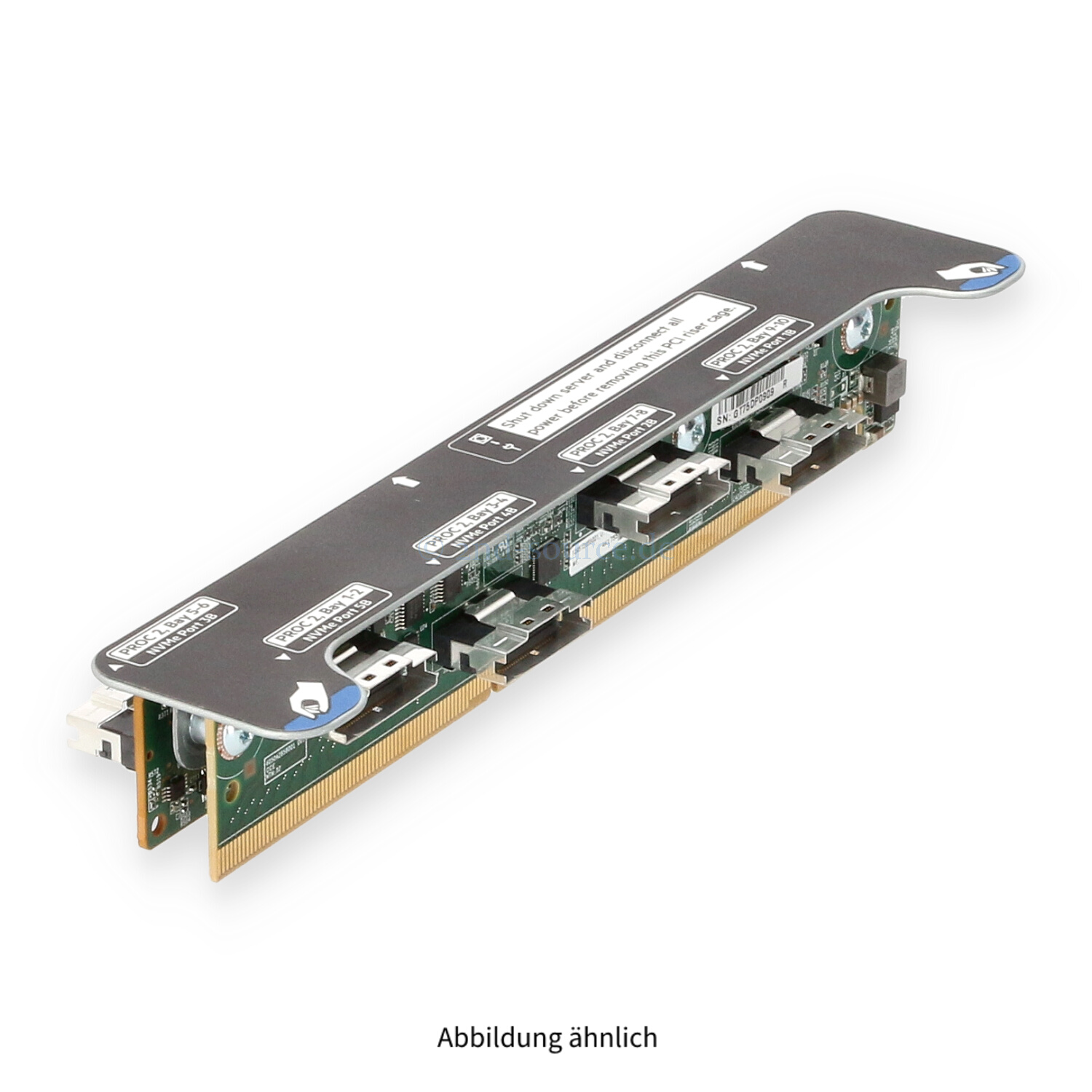 HPE 8x4/2x4 NVMe Secondary Riser Kit DL360 G10 875549-001