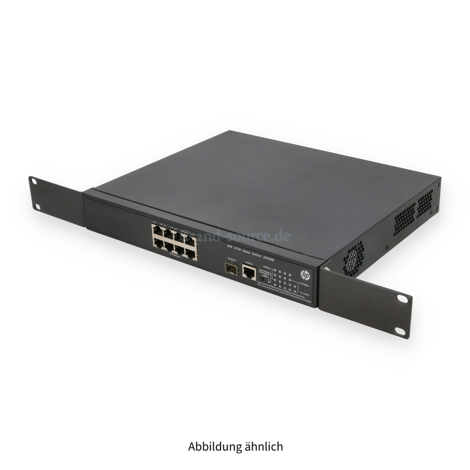 HPE FlexNetwork 5120-8G-PoE+ 8x RJ-45 1GbE PoE+ 1x SFP 1GbE SI Switch JG309B JG309-61201