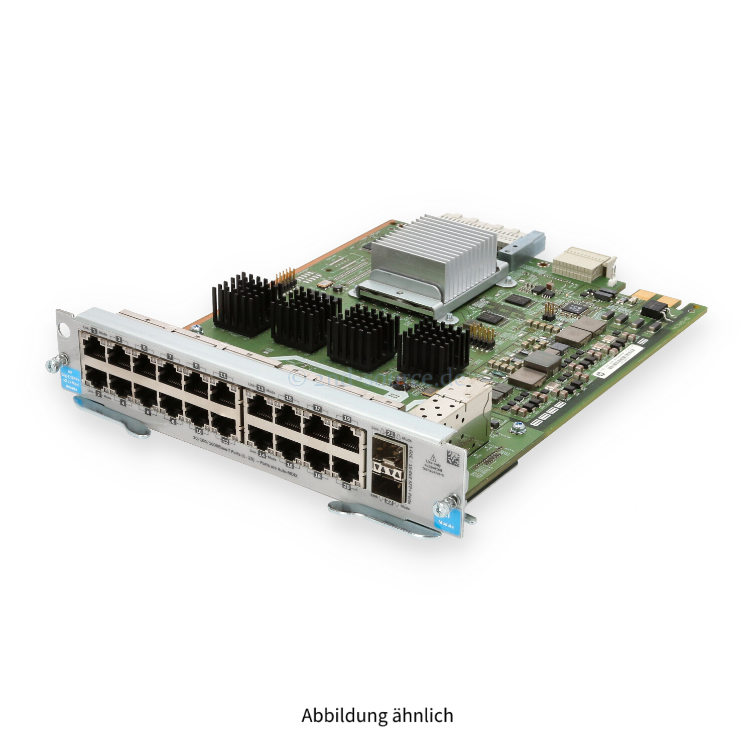 HPE 20x RJ-45 1GbE 2x SFP+ 10GbE v2 zl Switch Module J9548A J9548-61001 J9548-61101